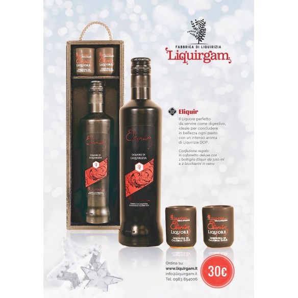 Liquore e bicchieri shot special  eliquir edition