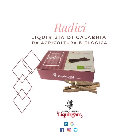 Radici - liquirizia di Calabria da agricoltura biologica