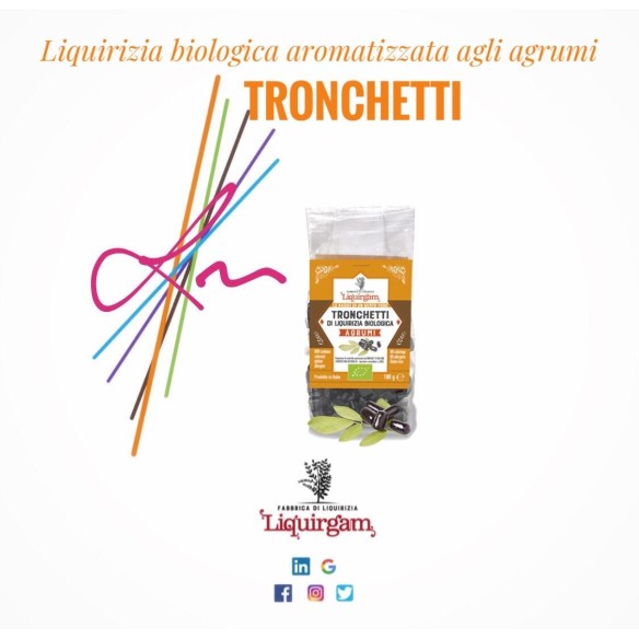 Tronchetti - liquirizia biologica agli agrumi