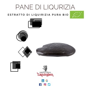 Pane di liquirizia - estratto di liquirizia biologica