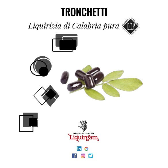 Tronchetti di liquirizia di Calabria Dop