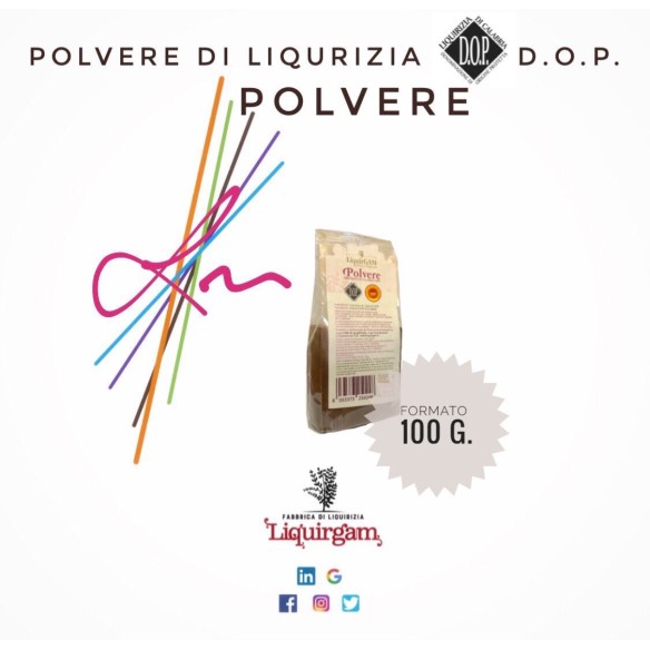 Polvere di liquirizia di Calabria Dop (100g)