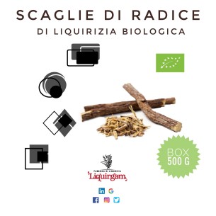 ATTUALMENTE NON DISPONIBILE  - Scaglie di Radice di liquirizia Biologica 500 g