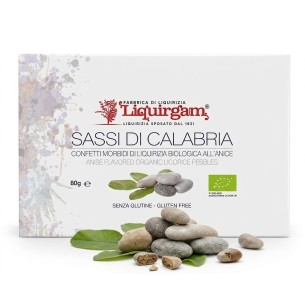 Sassi di Calabria - confetti morbidi di liquirizia biologica all'anice