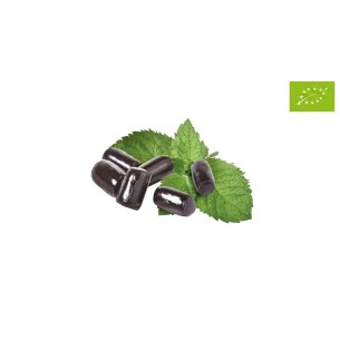 Tronchetti di liquirizia biologica aromatizzata alla menta