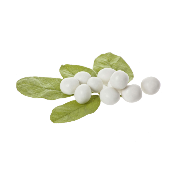 Confettini con ripieno di liquirizia biologica ed essenza alla menta