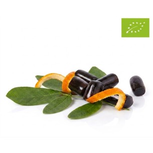 Tronchetti di liquirizia biologica aromatizzata agli agrumi